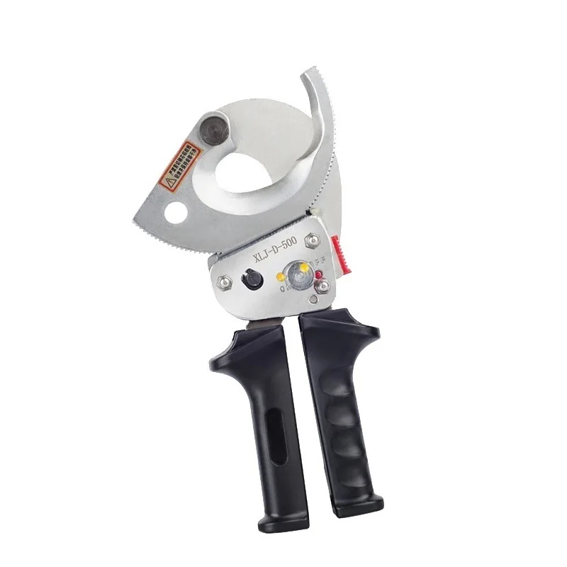 XLJ-D-500 Ratchet Cable Cutter Ratcheting Aluminum Copper Wire Hand Cutting Tool Ratchet Cable Cutter