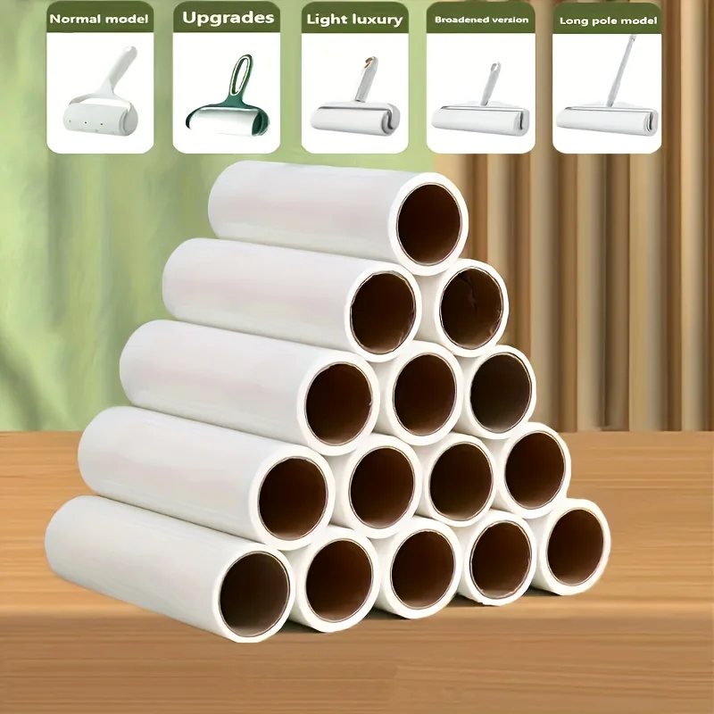 5 Portable Lint Remover, Carpet Pile Roller, Clothes Fluff Remover, Disposable Refill, Extra Sticky Sheets, Refills That Can Be