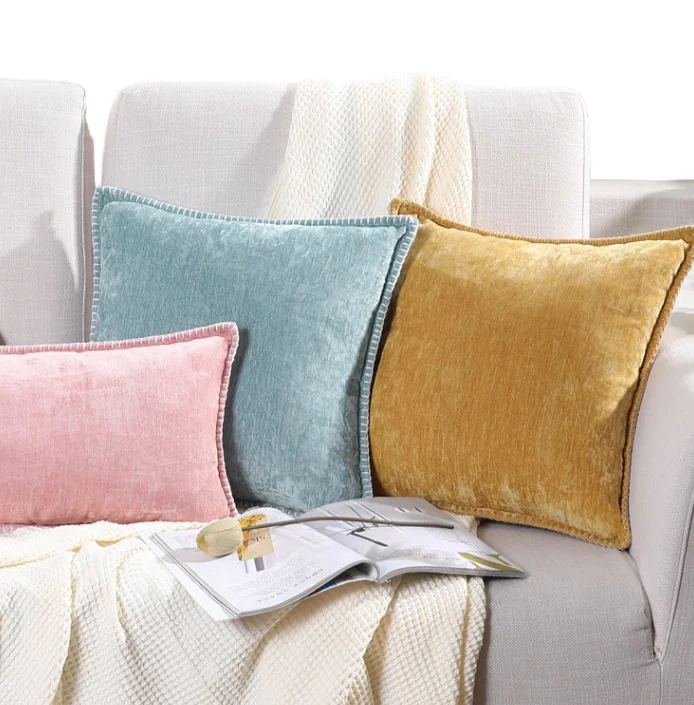 Nordic Geometric Woven Throw Pillow Set Pure-Color Multi-Style Luxury for Sofa Use Festive Christmas Home Decor