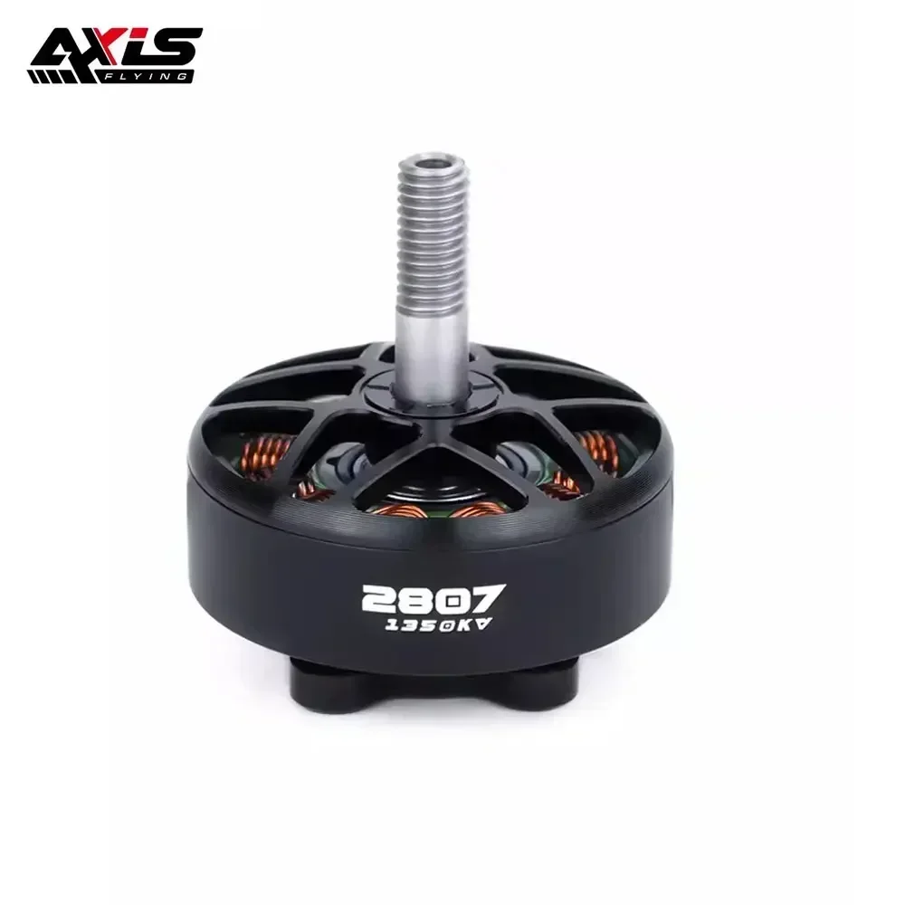 محرك Axisflying AZ2807 1350KV بدون فرش - كثافة طاقة عالية لطائرة رباعية صغيرة حرة FPV مقاس 7 بوصات، مطلوب ESC