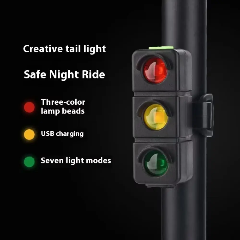 

Водонепроницаемые задние фонари для велосипеда, многофункциональная зарядка, регулируемый светодиодный задний фонарь для езды на велосипеде, красный/белый светильник, установка на ремне