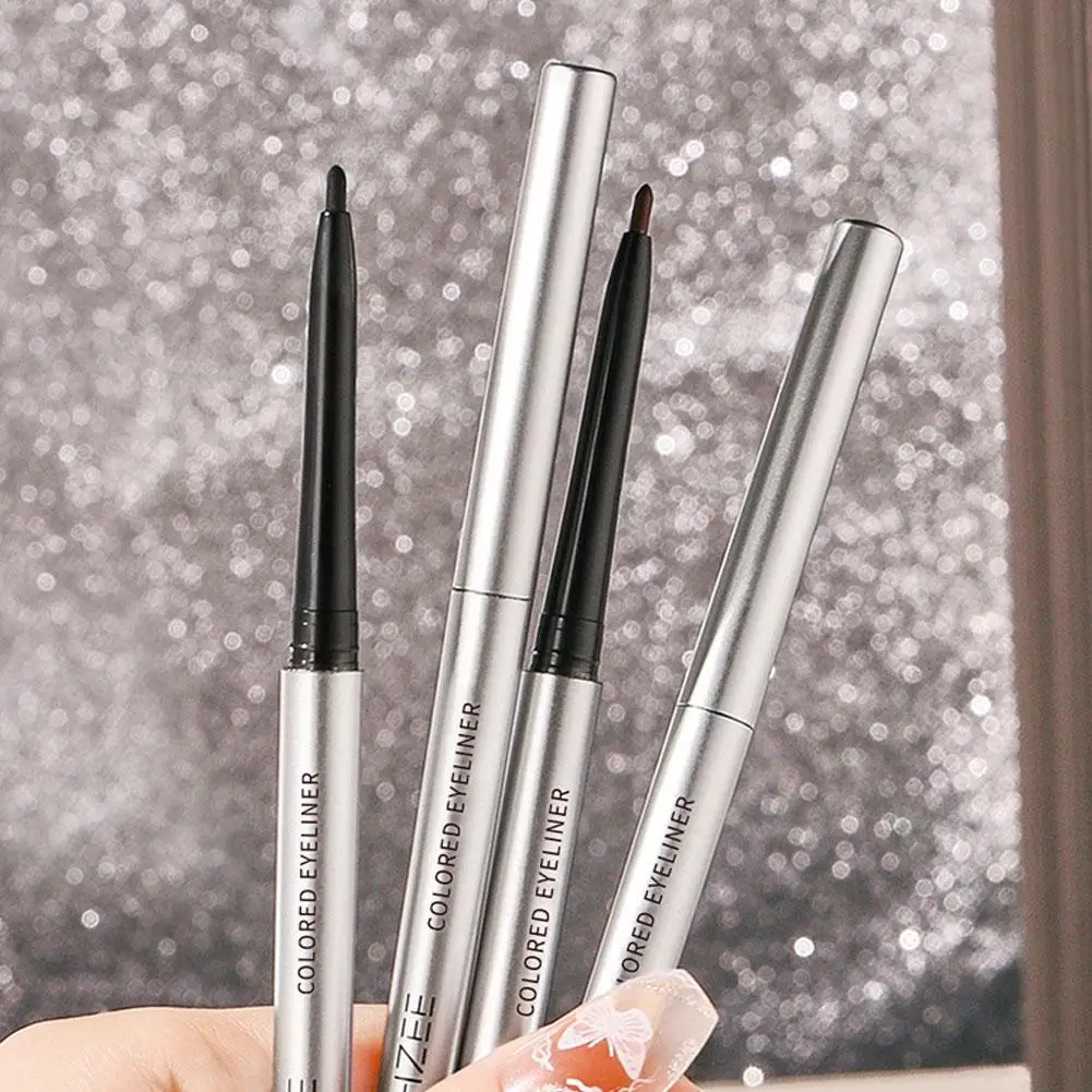النساء قلم الحواجب اثنين في واحد فرشاة الحاجب مقاوم للماء تلطيخ كحل رمش غير القلم السفلي Z9R9 #1