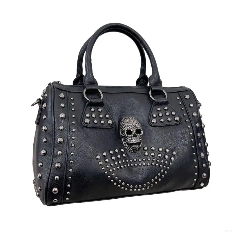 

340D Versatile Shoulder Bag Rivet Bag for Teen Girl Handbag Crossbody Bag