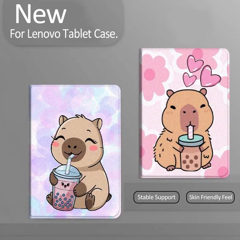 

Чехол для планшета Cute Bear Bubble Tea для Xiaoxin Lenovo Tab Pad K11 K10 M10 P11 3rd Plus Pro Legion Y700 Y900 Gen4 2, подарок