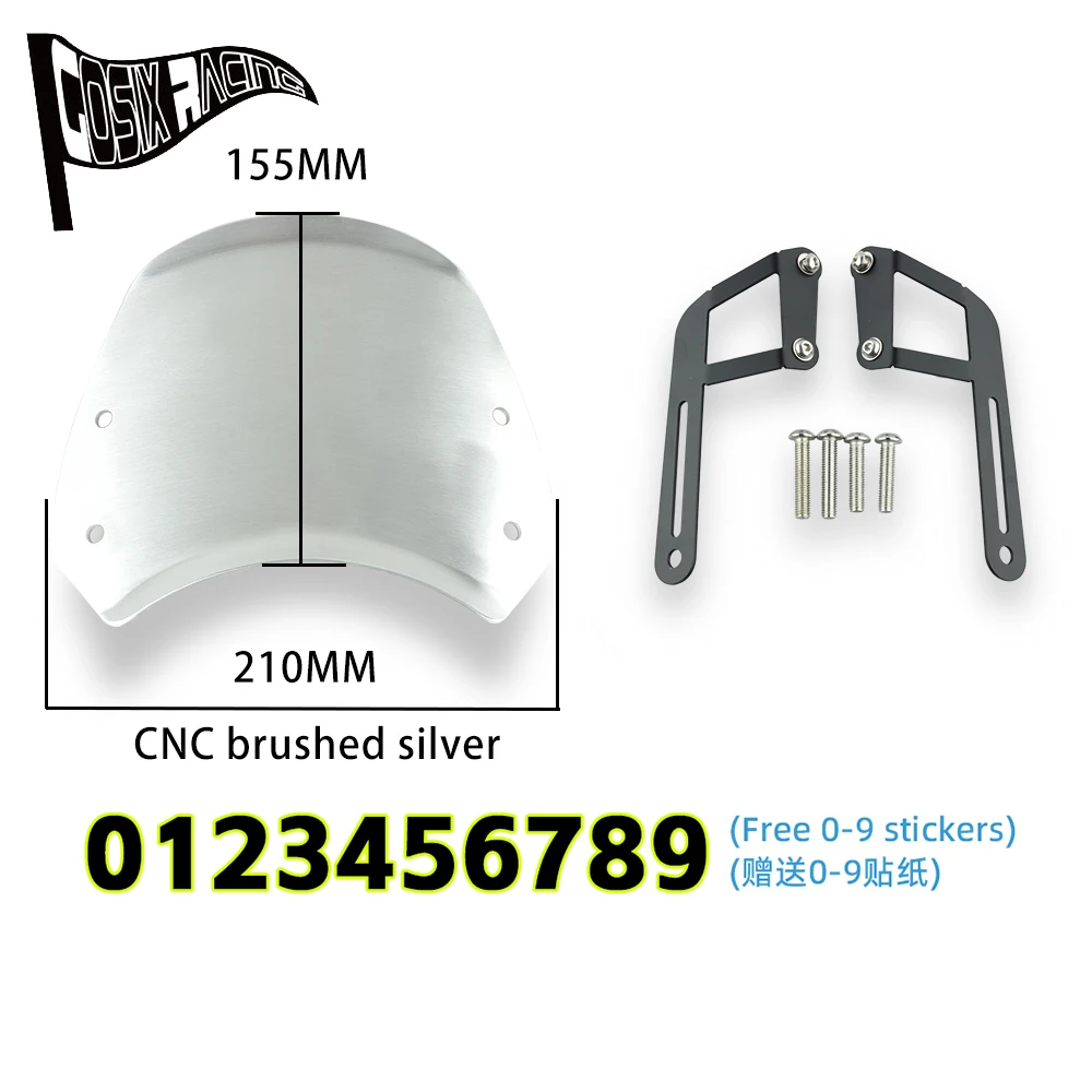 Fit For Scrambler 400X Speed 400 2023 -2025 Speed T4 2024-2025 Motorcycle Windshield Windscreen Wind Deflector