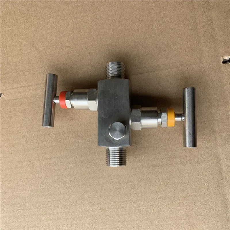 EF-3 Stainless Steel Integrated  304 316L Pressure Transmitter Two Double Valve Group Inside and Outside