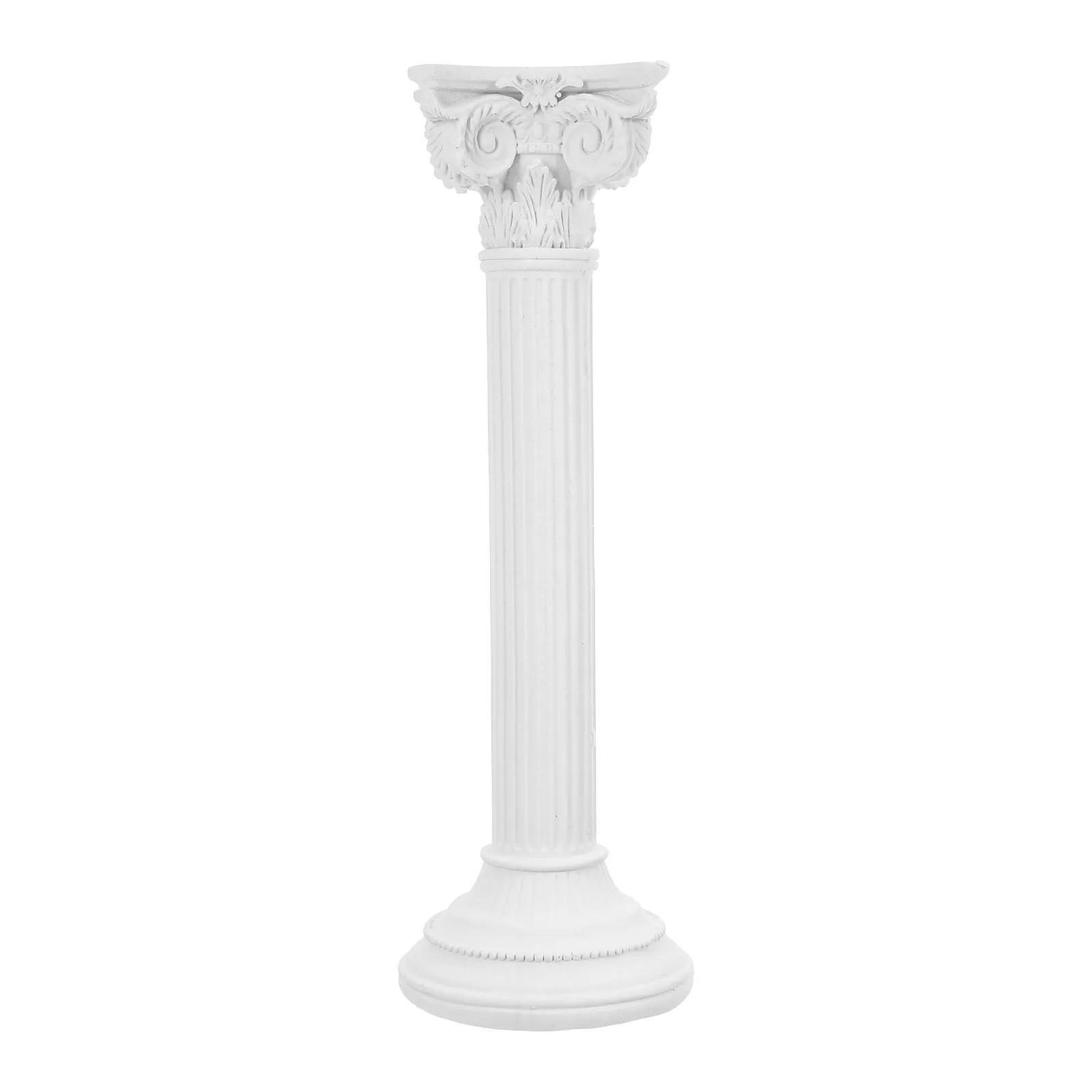 Roman Column Resin Holder Nordic Design Elegant Desktop Pillar Decor for Window Display Photography Background Home