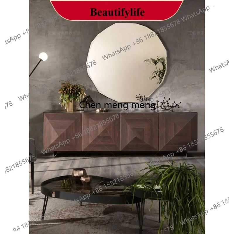 

Многофункциональный буфет для гостиной в ретро-стиле M178 из массива дерева, шкаф для хранения, чайный шкафчик, домашний шкаф для хранения вещей