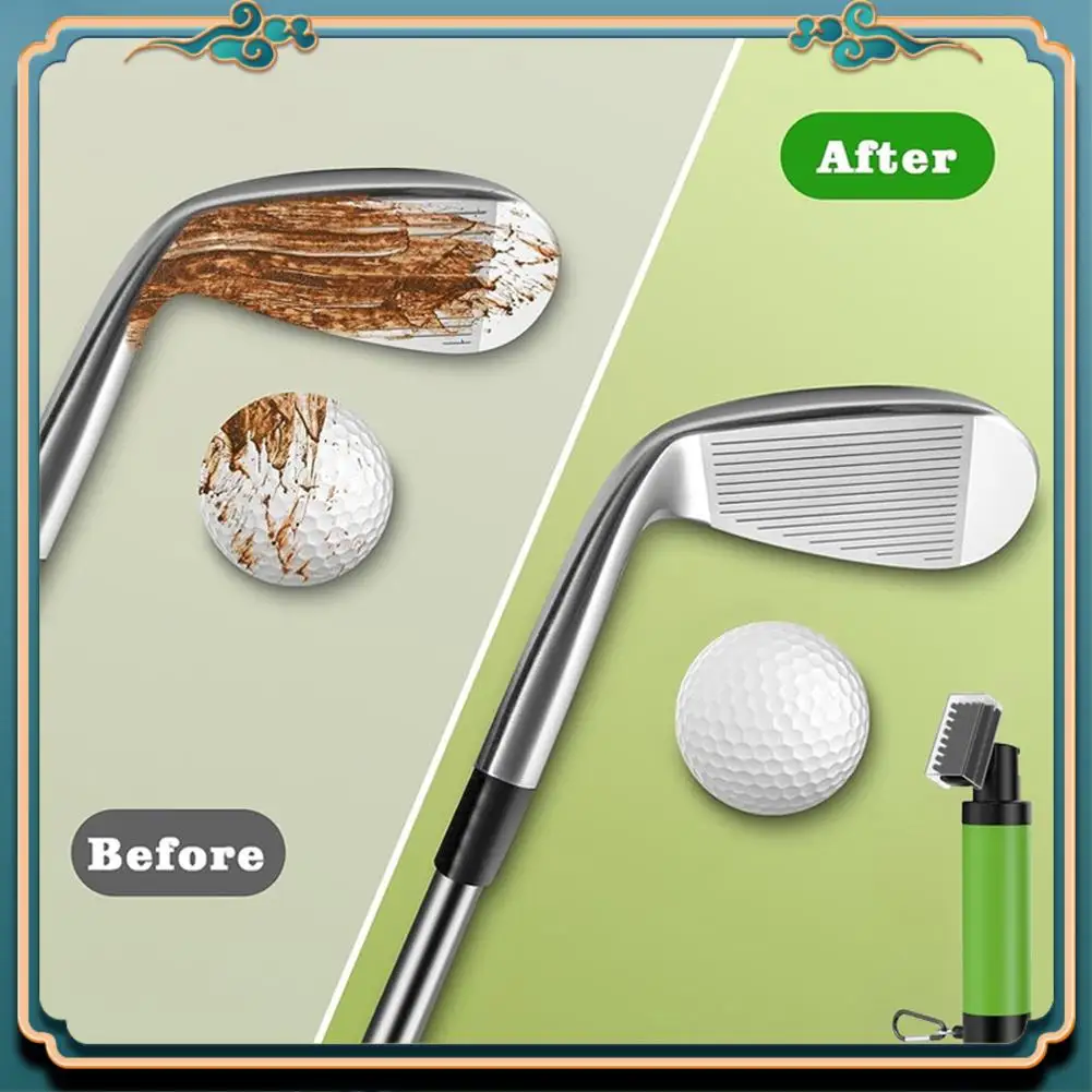 Golf Club Cleaner Brush And Microfiber Towel Cleaning Kit,Groove Sharpener Brush With Water-Spray Bottle Golf Tool Highly Recomm