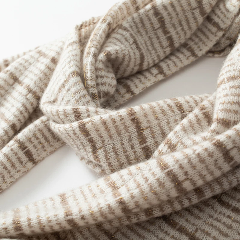 KOIJINSKY New Cashmere 190*35 Women in spring, autumn and winter, soft warm needle knitted scarf