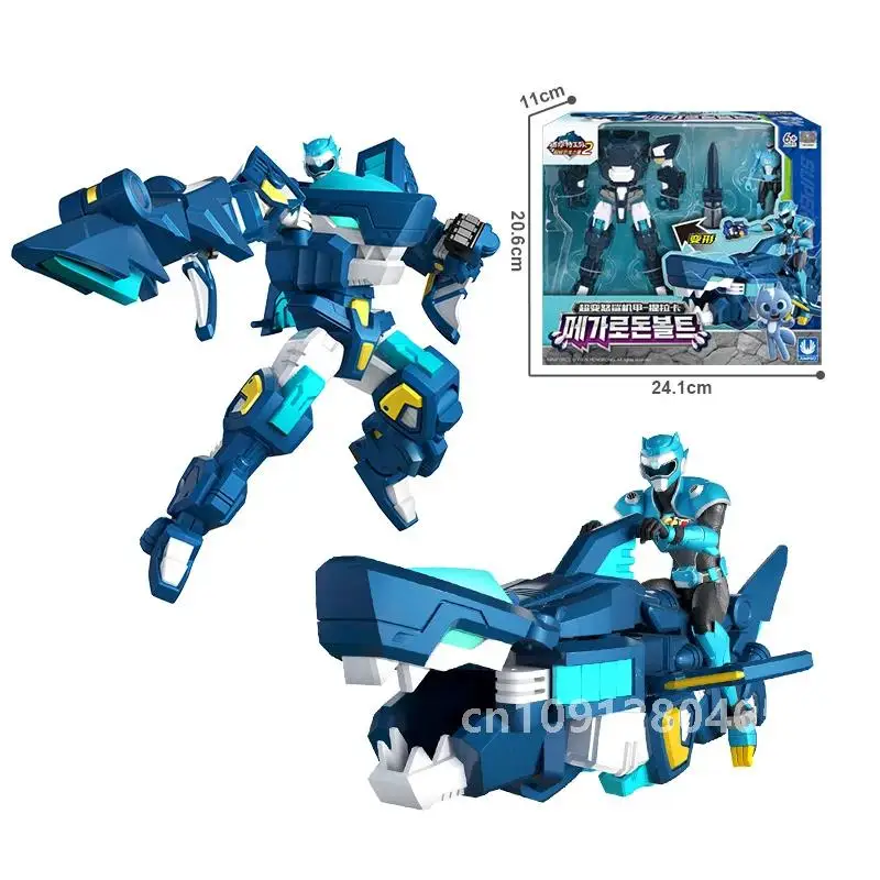 Mini Force 2 Super Dino Trasformazione di potere Robot Giocattoli Action Figures MiniForce X Simulazione Animale Deformazione Dinosauro Giocattolo