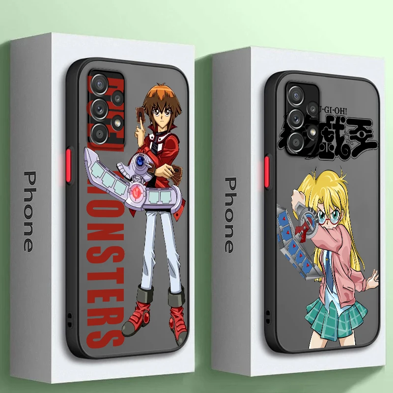 

Duel Monsters Anime Popular Frosted Translucent For Samsung Galaxy S24 S23 S22 S21 S20 FE S10 S9 S8 Plus Ultra Pro 5G Cover