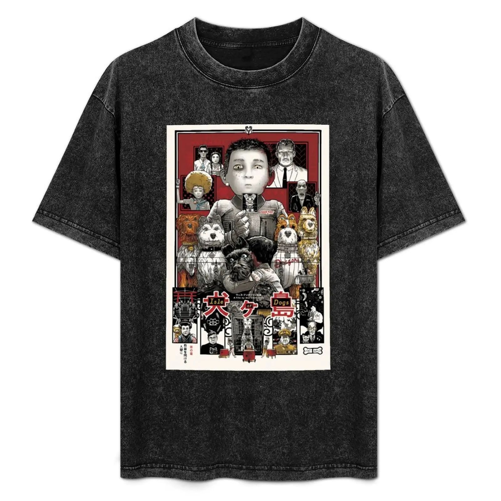 

All Characters of Isle of Dogs T-Shirt Plus Size Non-Shrink T-Shirt