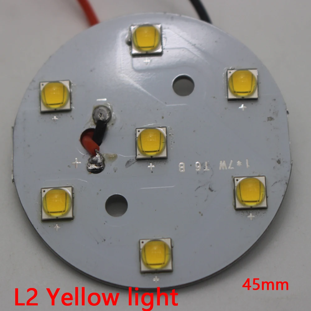 Linterna de buceo DX7L2, PLACA DE Control DE 3 modos, luz blanca/amarilla, L2 T6