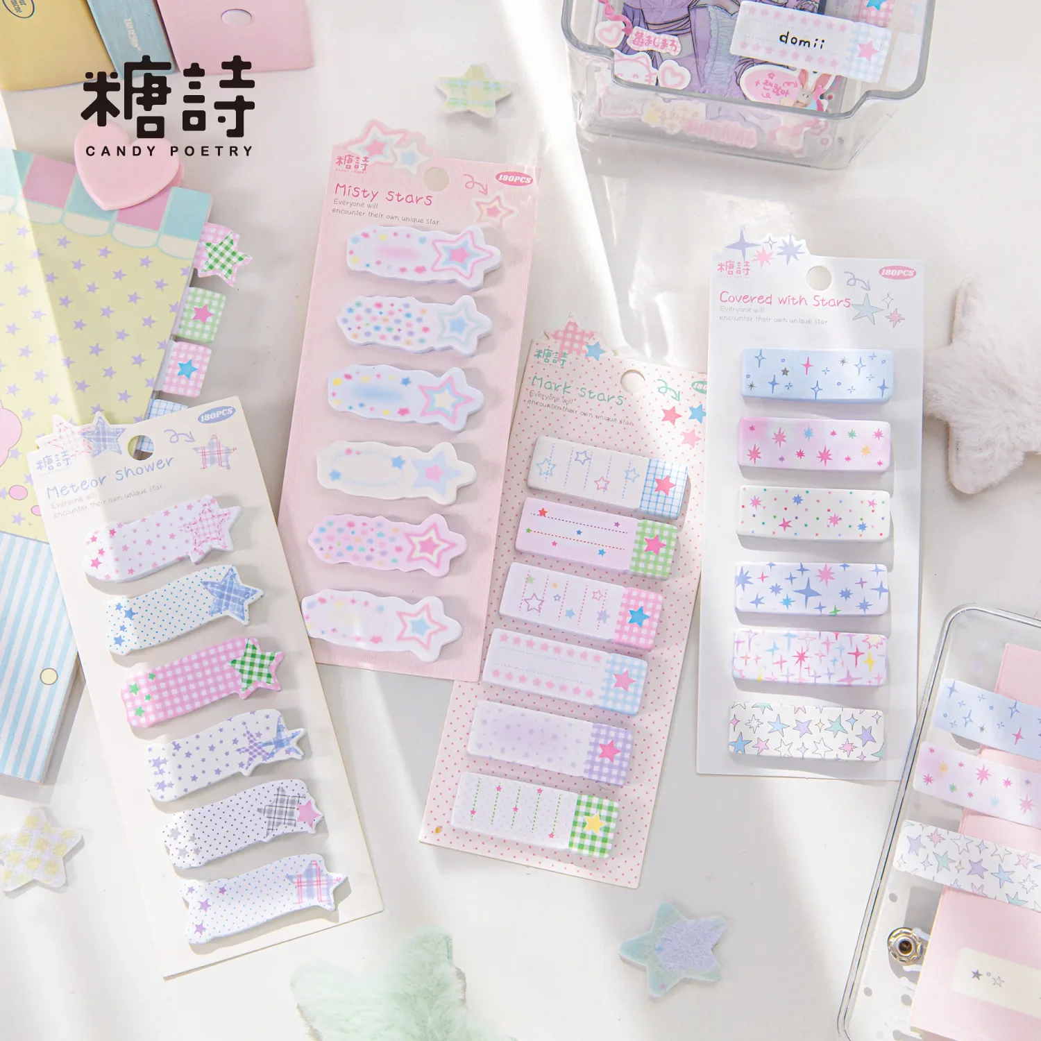 Star Series Index Notes Korean Ins Student  Sticky Notes Memo Pad