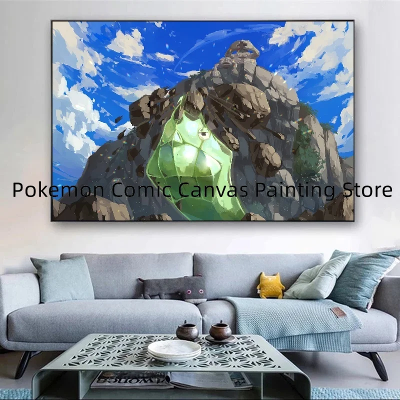 Japan Surrounding Anime Pokemon Artwall Stickers and Posters Picture Canvas Bedroom Room Decoration High Quality Children's Gift