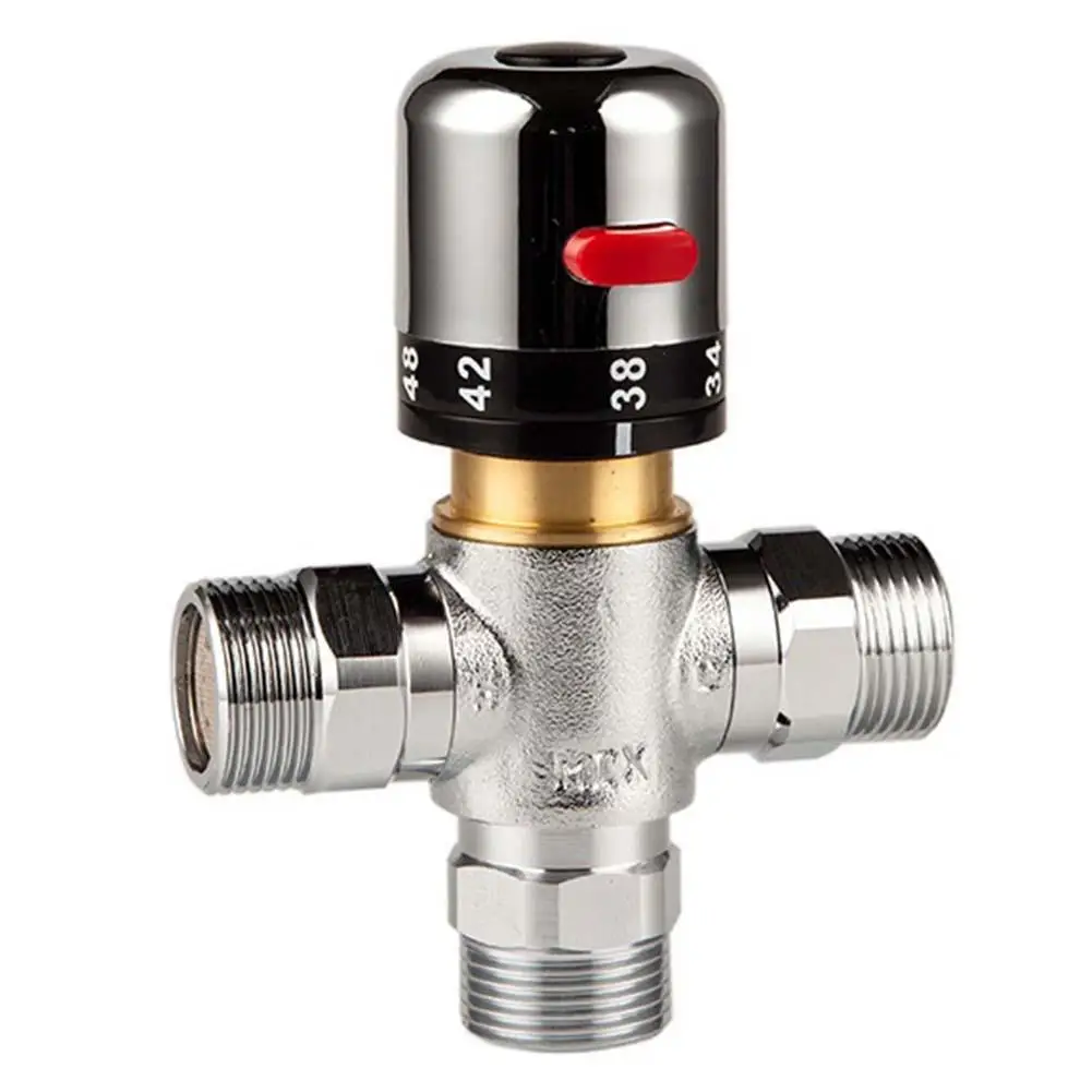 For Comfortable Showers Brass Mixing Valve User Comfort Features Versatile Compatibility Built-in Temperature Device