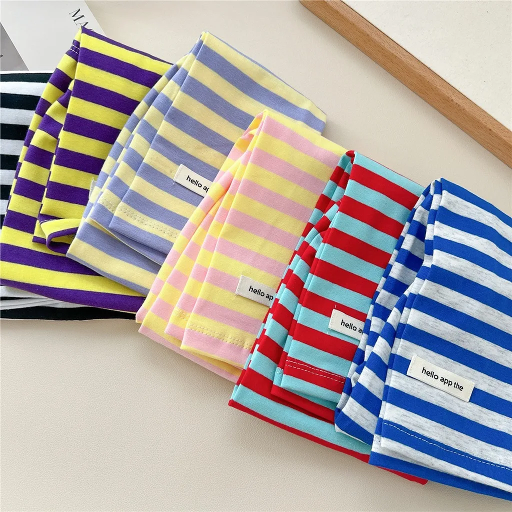 Summer Outdoor Cycling Women's Loose Version Color Block Striped Sun Protection Sleeve Covers Fingerless Arm Protectors view 3