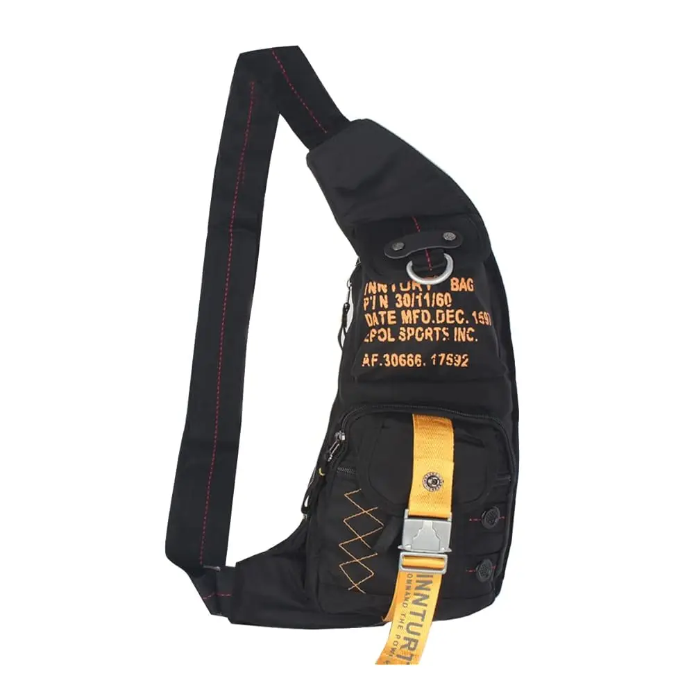 

Nylon Sling Bag Small Backpack Crossbody Shoulder Bag Sling Pack