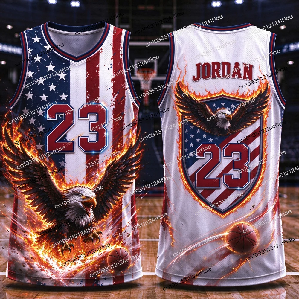 2026 New Arrival USA Dream Team Special Edition Jordan 23 Basketball Jersey Vest Mens Sports Quick-Dry Shirt Kids Basketball Kit