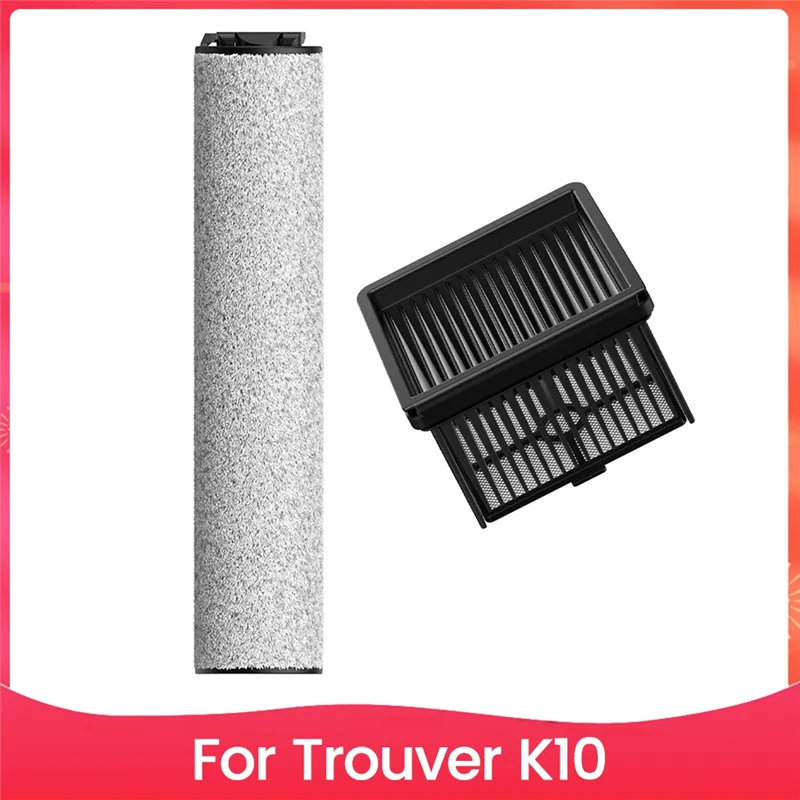 الترويج! مكنسة كهربائية لينة الأسطوانة تصفية مجموعة فرشاة ل Trouver K10 الرطب الجاف مكنسة كهربائية أجزاء اللوازم المنزلية