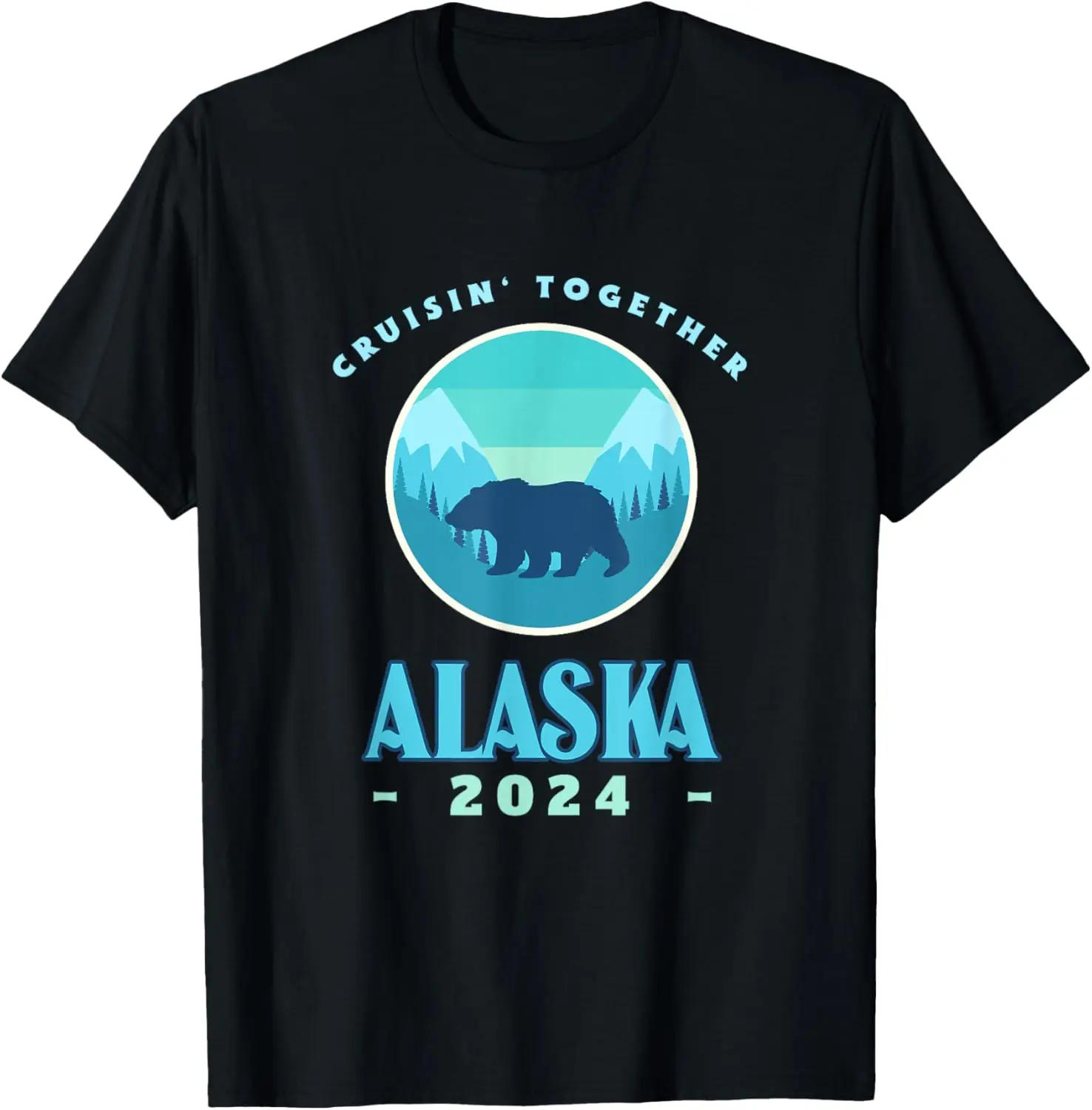 Alaska Tee Shirts 2024 Alaska Souvenirs Family Friends Group T-Shirt