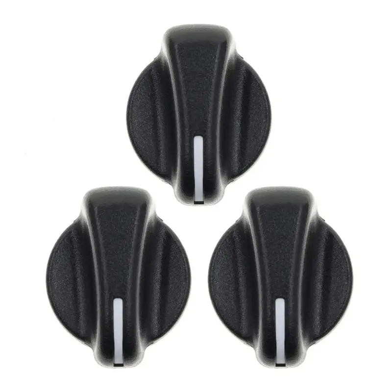 #23S 3Pcs Car A/C Heater Climate Control Switch Knobs Dials Cover for Jeep,A/C Heater Knob,(plastic)