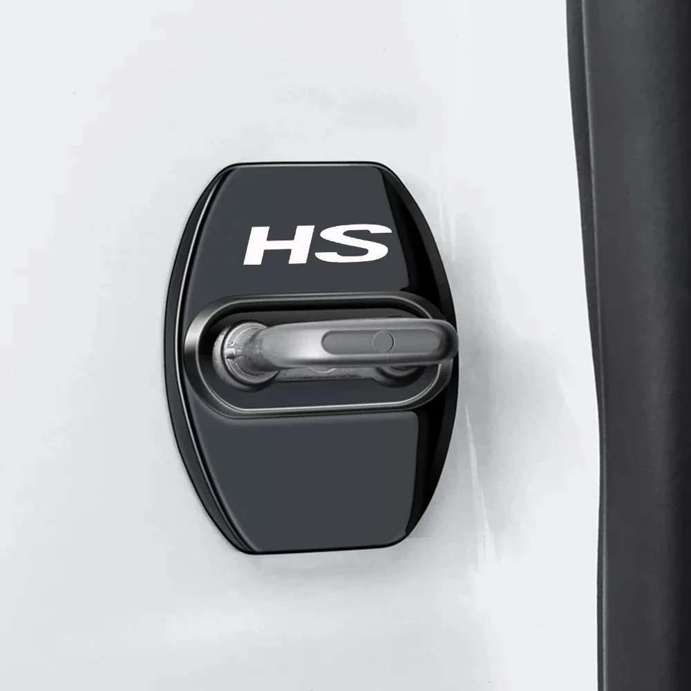 2Pcs Car Door Lock Buckle Protector for MG HS EHS PHEV Trophy SE Stainless Steel Anti Corrosion Waterproof Cover