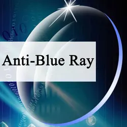 Anti Blue Light  A Pair Of Optical Lens GREEN-EMI Prescription Myopia Presbyopia Scratch-resistant 1.56 1.61 1.67 1.74 Index