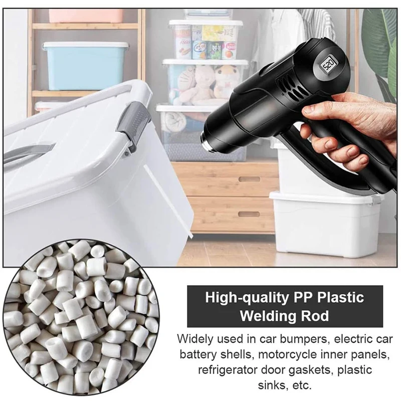ABXF-Пластиковые стержни для ремонта сварки, 60 шт., пластиковые сварочные палочки для автомобильного бампера, пластиковый ремонт, термофен