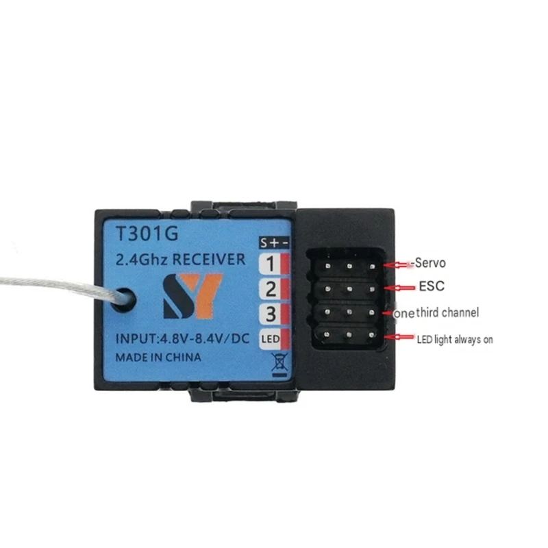 XXFE Three-Channel System Spare Parts for SANYAO SY1201 SY1202 SY1203 SY1204 Remote Control Toy Repair and Maintenance