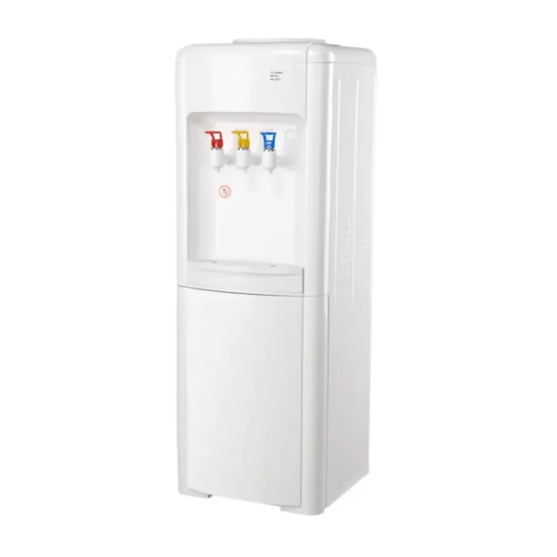 Three Taps Water Dispenser Electric Hot and Cold Water Dispenser Desktop Plastic Housing Plastic Water Pipe Machine 900 220