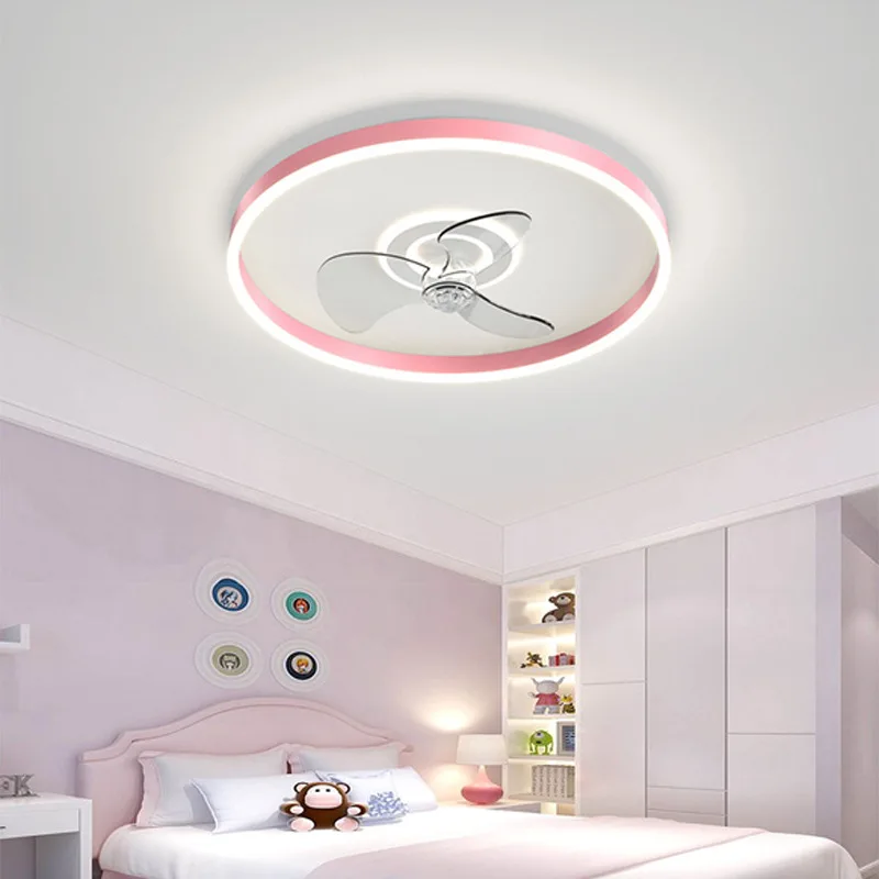 2023 New Modern Simple and Luxury Bedroom Lighting Ceiling Fan Light Restaurant High Wind Silent Ceiling Light with Fan