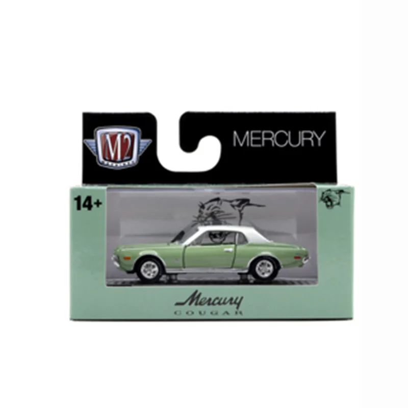 M2 1: 64 Scale 1968 Mercury Cougar 390 Alloy Car Model Collection Display Toy Gifts And Souvenirs