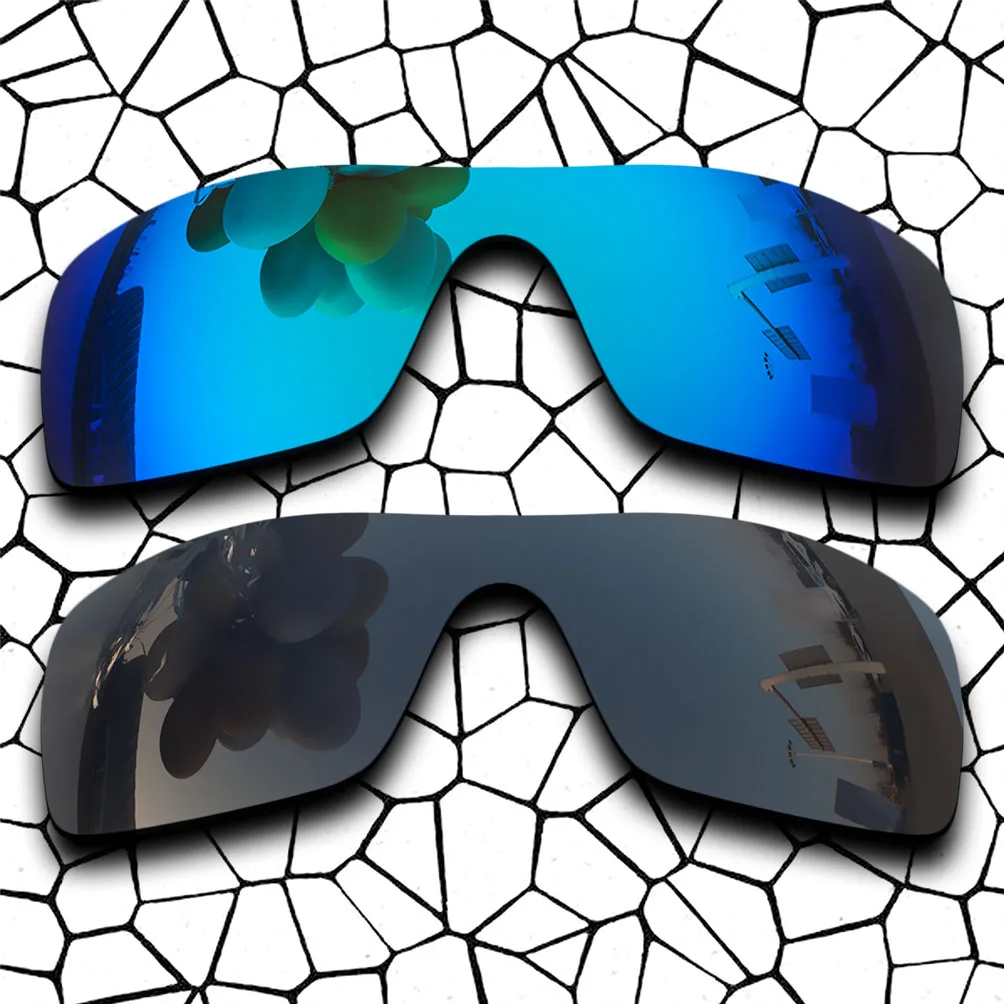 

Sky Blue&Grey Black Lenses Replacement For-Oakley TURBINE ROTOR Polarized Sunglasses