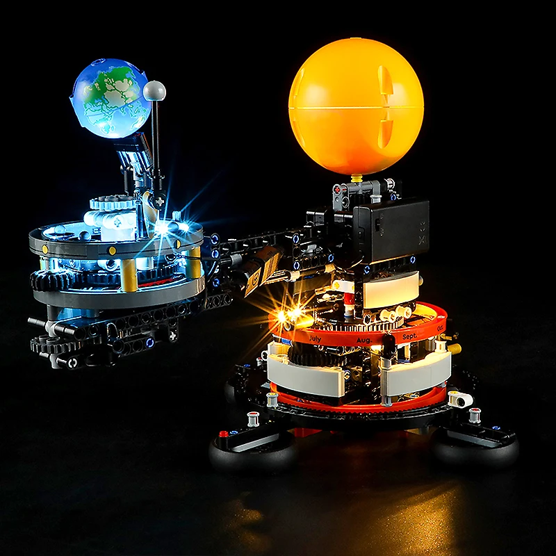 DIY LED Light Kit For LEGO 42179 Planet Earth and Moon in Orbit   (Only LED Light,Without Blocks Model)