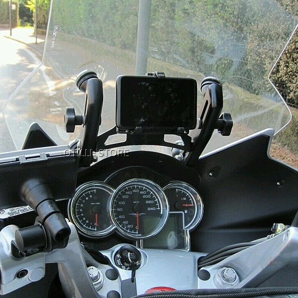 Akcesoria motocyklowe stojak na telefon komórkowy dla GUZZI NORGE 1200 GT / 4V i STELVIO NTX 1200 montaż GPS nawigacja płyta montażowa