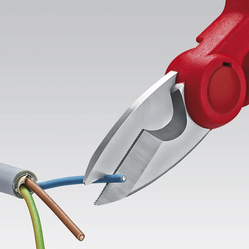 Imagem -06 - Knipex Tesoura Eletricista Fibra de Vidro Reforçada 95 05 155 sb 155 mm 6.1