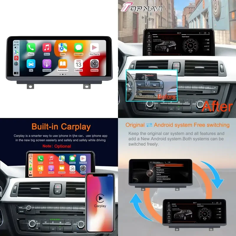 Car Audio System For 2 Series F22 F45 MPV 2013 2014 2015 2016 Car Multimedia Player DSP 4G WIFI Radio