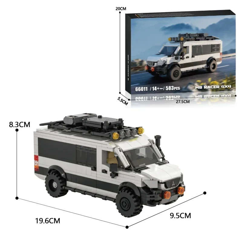 393-583PCS Stazione Carro Modello Building Blocks Campeggio RV SUV Auto Collegabile Viaggio Tailer Mattoni Giocattolo FAI DA TE Per I Bambini Regalo di Festa