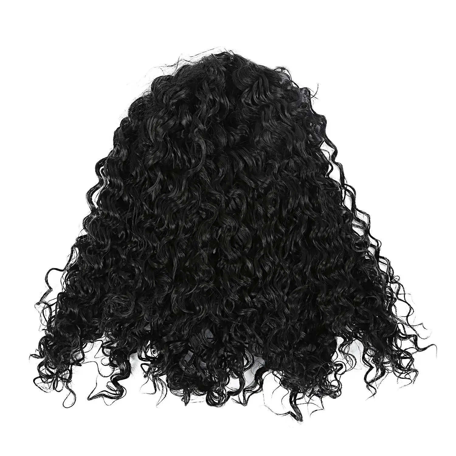 Perucas curtas frente do laço, pré arrancadas com o cabelo do bebê, parte profunda, encaracolado, cabelo brasileiro, 16 polegadas