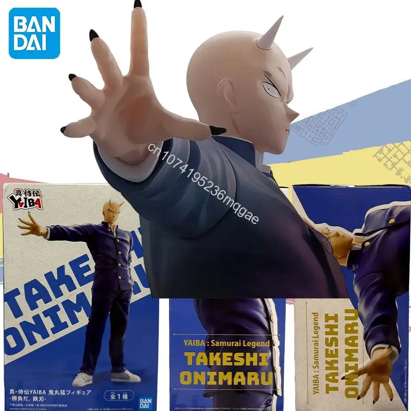 

In stock Original Bandai BANPRESTO YAlBA:Samurai Legend TAKESHI ONIMARU 20cm Anime Figure Model Toy Desktop ornaments Gift