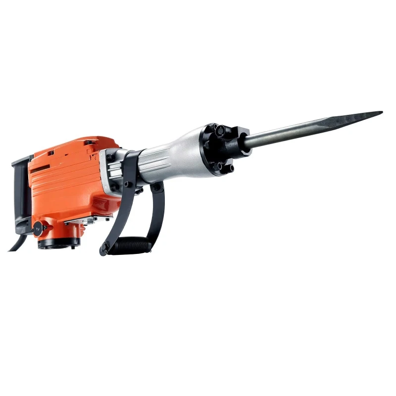 Heavy Duty Electric Removal Electric Hammer 6-Piece Set Chisel Bits, Hydraulic Impact Electric Hammer Drilling Rig