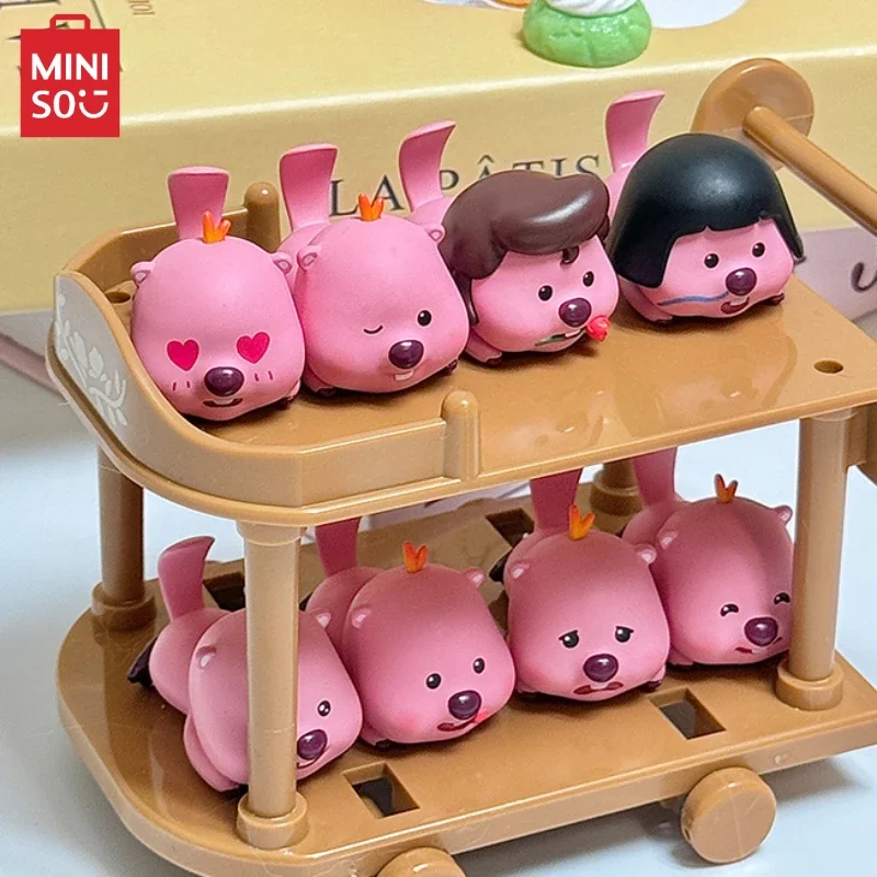 

MINISO Blind Box LOOPY Series Prone Mini Doll Model Kawaii Car Decoration Animation Peripheral Children's Toys Birthday Gift