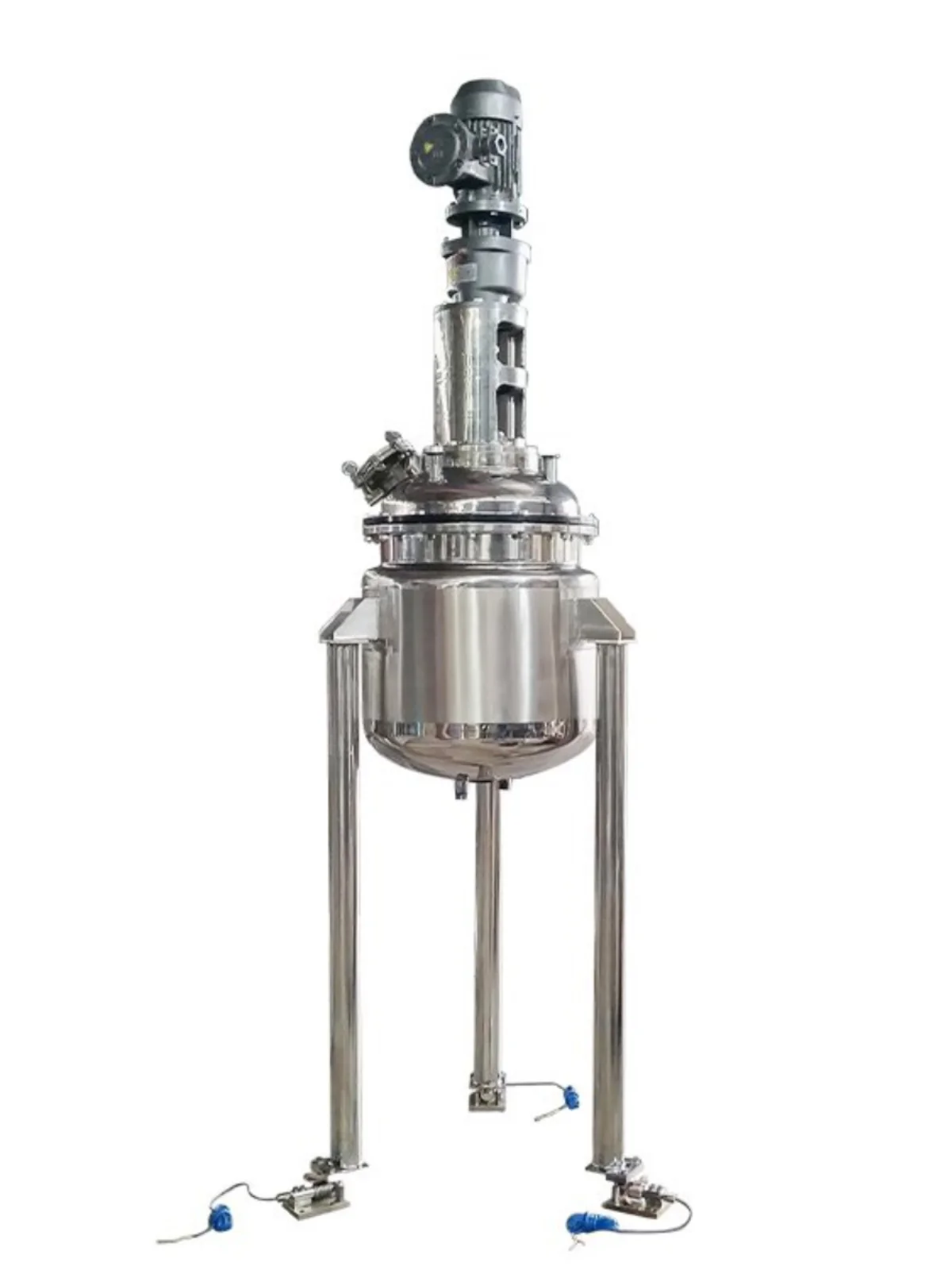 Daily Chemical Electric Heating Stirring Tank with Weighing Module Cosmetics Small Laboratory Emulsification Pot Deployment