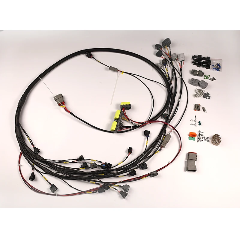 Arnés de cableado de alto rendimiento del motor 2jz 2jzge 2jzgte 2jz Gte para AEM Haltech Fueltech Link Ecu