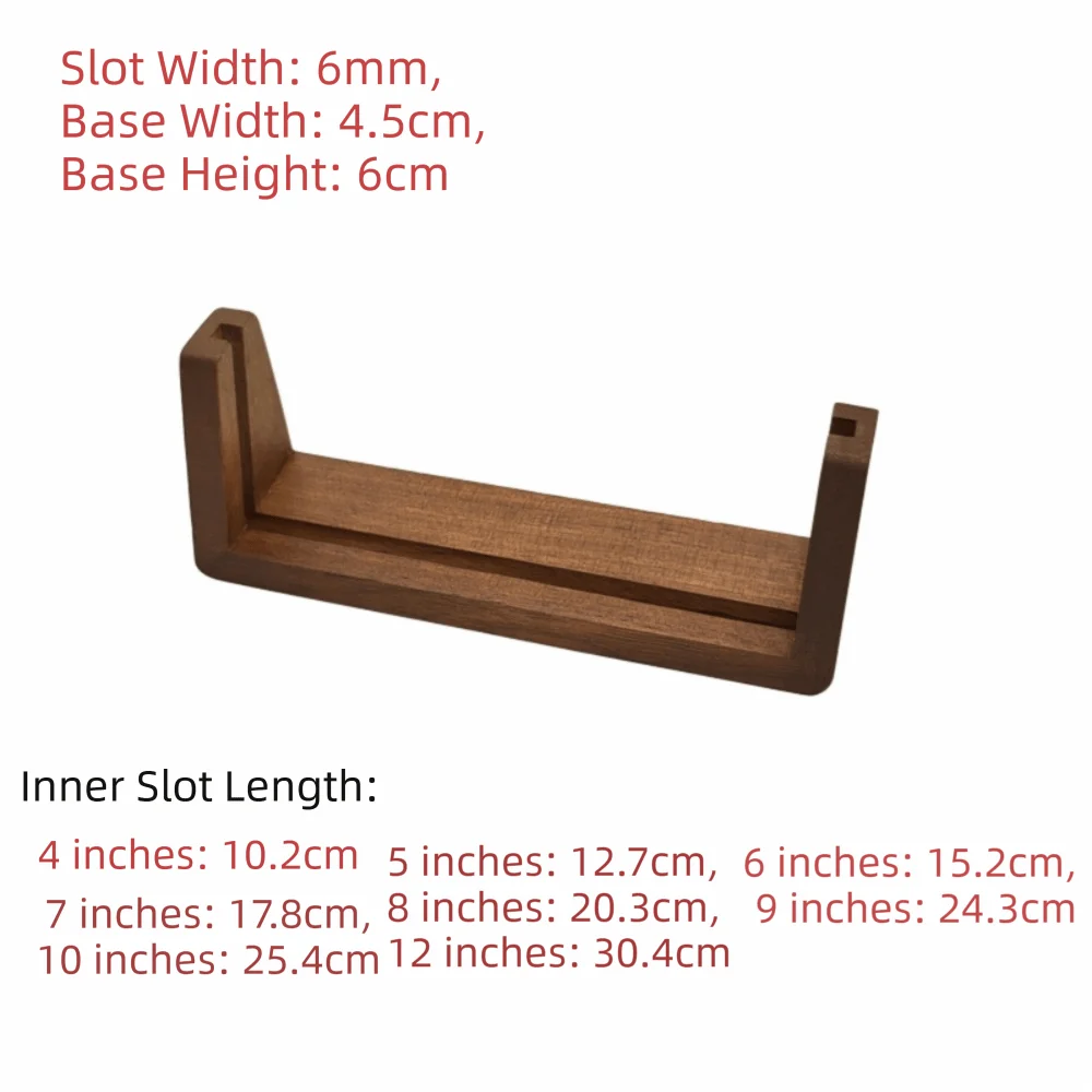 U-shaped Photo Frame Wooden Holder Walnut Wood Photo Display Picture Frame Holder Desktop Beech Wood Picture Holder Home Decor