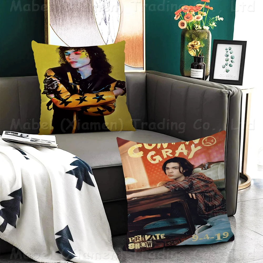 Pop Singer Conan Grays Personalized Pillow Dust Cover Bedroom Kids Party Decoration Pillowcase Birthday Children Gift