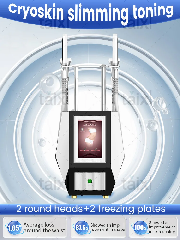 

2 в 1, укрепляющая машина для похудения Cryo TShock, охлаждающая скульптура, замораживание, удаление жира, подтяжка, оборудование для криотерапии