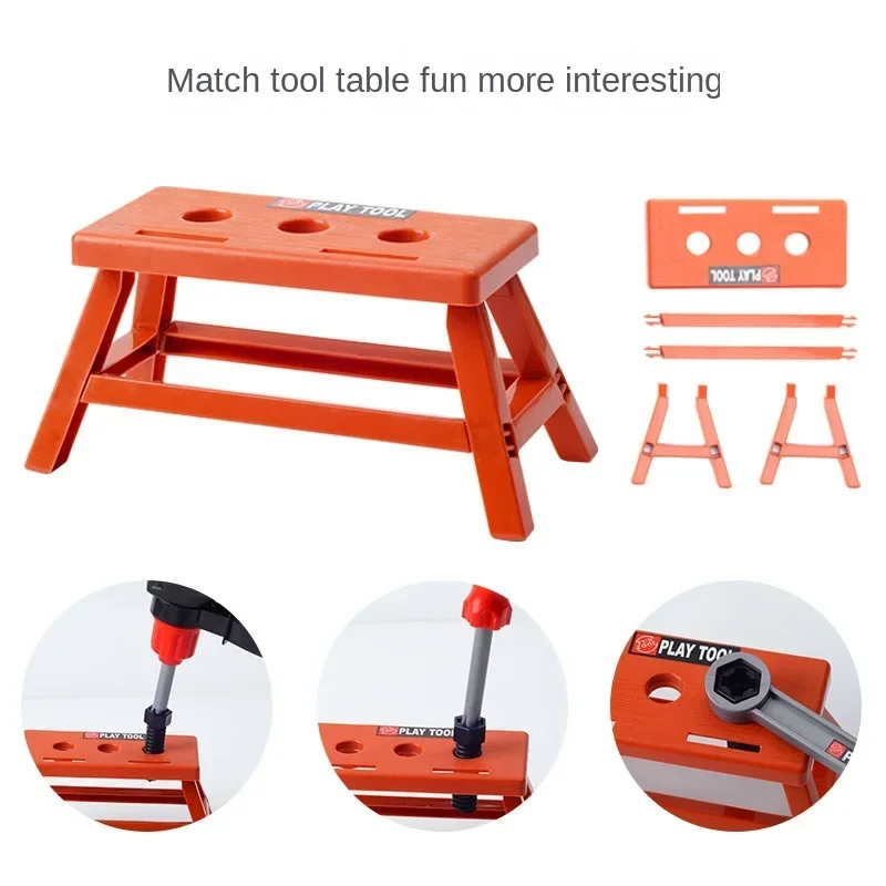 38PCS Pretend Tools Kit Kids Play Repair Tool Set Plastic Construction Toys with Screwdrivers for Toddler Boys Girls Child